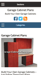 Mobile Screenshot of garage-cabinet-plans.com